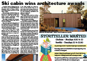 ski cabin wins architecture awards